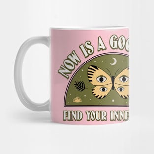 Inner Peace Moth Esoteric Mug